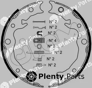 Cifam 153-538K — Brake Shoe Set, parking brake