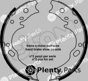 Cifam 153-571 — Brake Shoe Set, parking brake