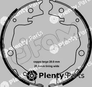 Cifam 153-450 — Brake Shoe Set, parking brake