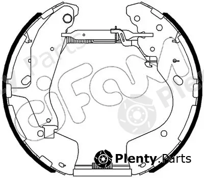 Cifam 151-521 — Brake Shoe Set Kit premounted