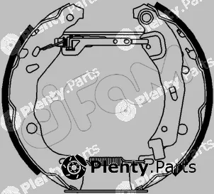 Cifam 151-155 — Brake Shoe Set Kit premounted