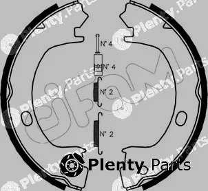 Cifam 153-031K — Brake Shoe Set, parking brake