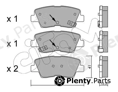 Cifam 822-886-1 — Brake Pad Set, disc brake