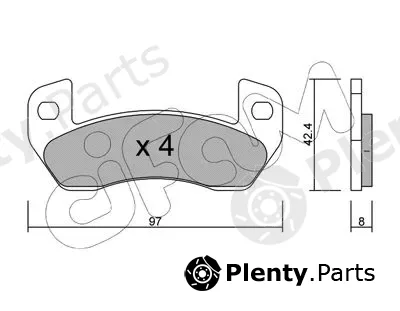 Cifam 822-925-0 — Brake Pad Set, disc brake