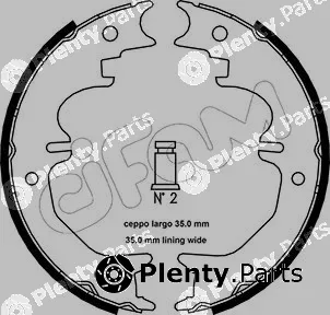 Cifam 153-441 — Brake Shoe Set, parking brake