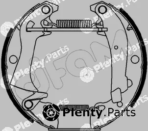 Cifam 151-036 — Brake Shoe Set Kit premounted