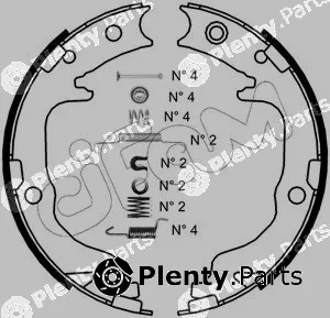 Cifam 153-362K — Brake Shoe Set, parking brake