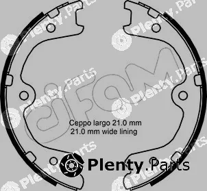 Cifam 153-297 — Brake Shoe Set, parking brake