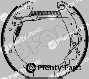 Cifam 151-140 — Brake Shoe Set Kit premounted