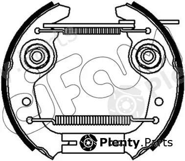 Cifam 151-239 — Brake Shoe Set Kit premounted