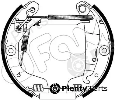 Cifam 151-364 — Brake Shoe Set Kit premounted