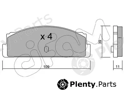 Cifam 822-086-0 — Brake Pad Set, disc brake