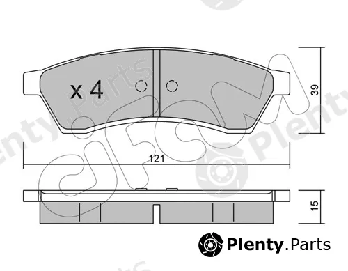 Cifam 822-510-0 — Brake Pad Set, disc brake
