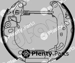 Cifam 151-167 — Brake Shoe Set Kit premounted