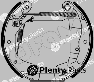 Cifam 151-081 — Brake Shoe Set Kit premounted