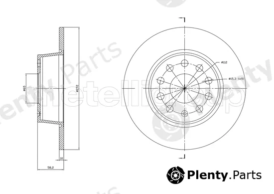 Cifam 800-1863C — Brake Disc