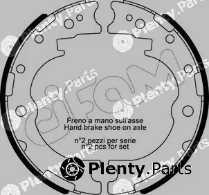 Cifam 153-637 — Brake Shoe Set, parking brake