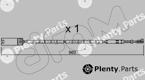 Cifam SU.281 — Warning Contact, brake pad wear