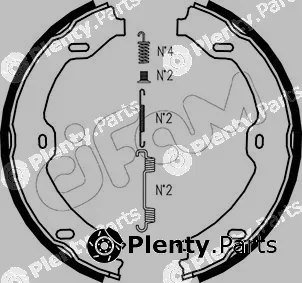 Cifam 153-243K — Brake Shoe Set, parking brake