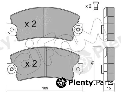 Cifam 822-005-0 — Brake Pad Set, disc brake