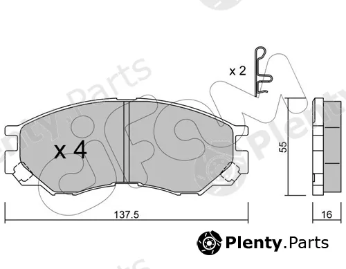 Cifam 822-401-0 — Brake Pad Set, disc brake