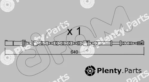 Cifam SU.312 — Warning Contact, brake pad wear