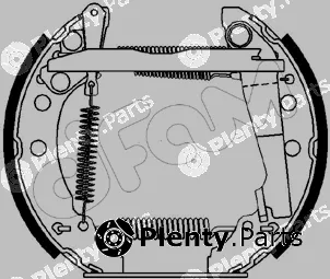 Cifam 151-031 — Brake Shoe Set Kit premounted