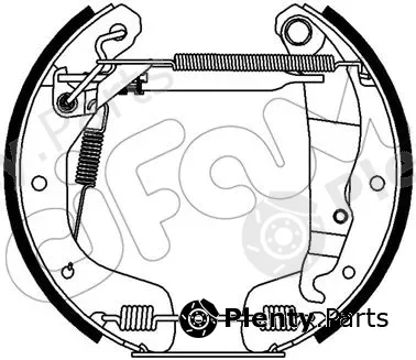Cifam 151-412 — Brake Shoe Set Kit premounted