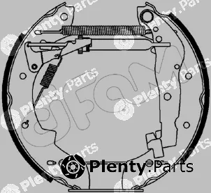 Cifam 151-062 — Brake Shoe Set Kit premounted
