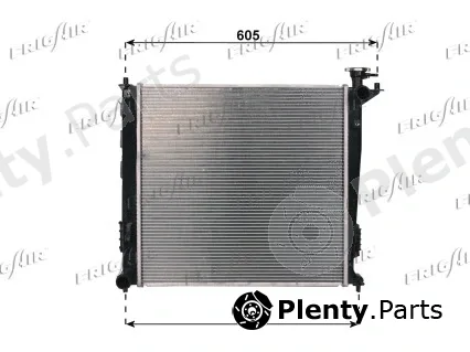 Frigair 0133.3047 — Radiator, engine cooling