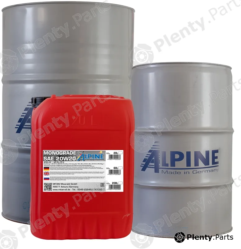 Mitan 010048 — Engine Oil Monograde 20W-20