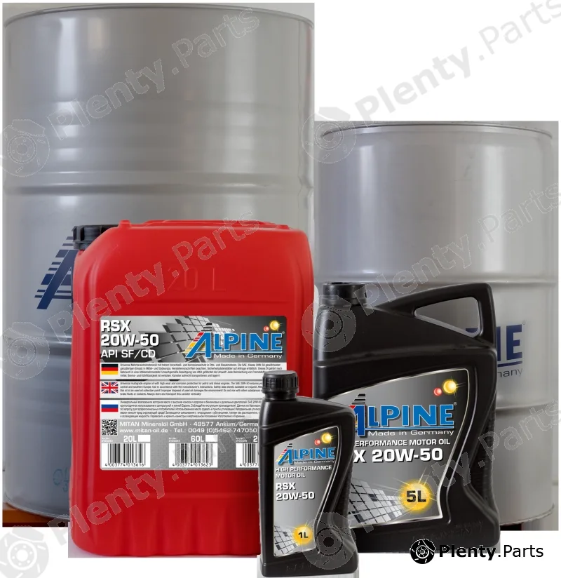 Mitan 010004 — Engine Oil RSX 20W-50