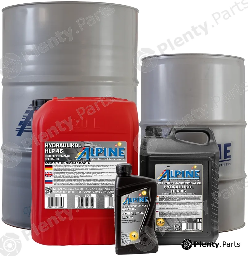 Mitan 0100841 — Hydraulic Oil Hydrauliköl HLP 46