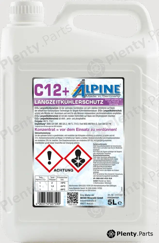 Mitan 0101202 — Antifreeze C12+