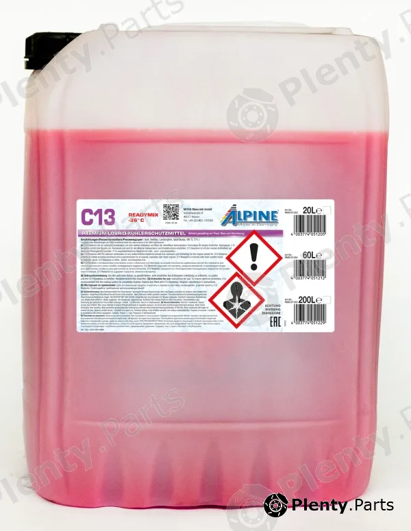 Mitan RM0101353 — Antifreeze C13 Ready Mix -36C