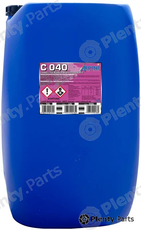 Mitan 0101774 — Antifreeze C 040