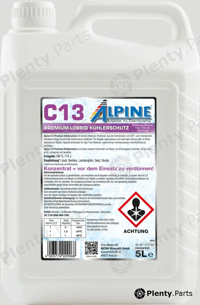 Mitan 0101352 — Antifreeze C13