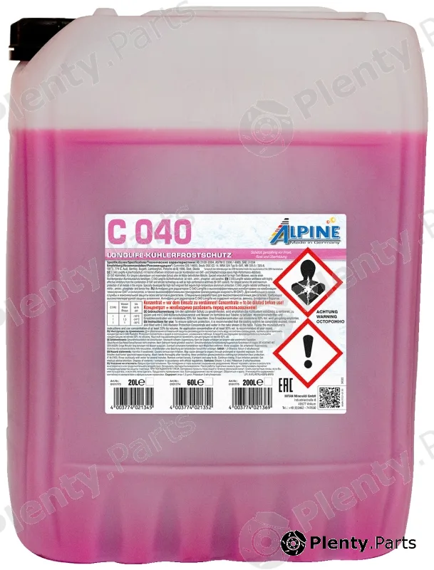 Mitan 0101773 — Antifreeze C 040