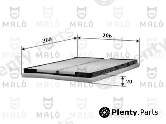 Akron-Malò 1530581 — Filter, cabin air