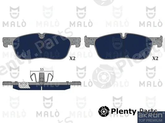 Akron-Malò 1051203 — Brake Pad Set, disc brake