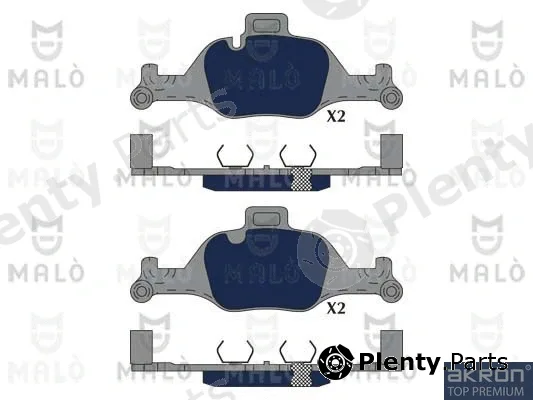 Akron-Malò 1051234 — Brake Pad Set, disc brake