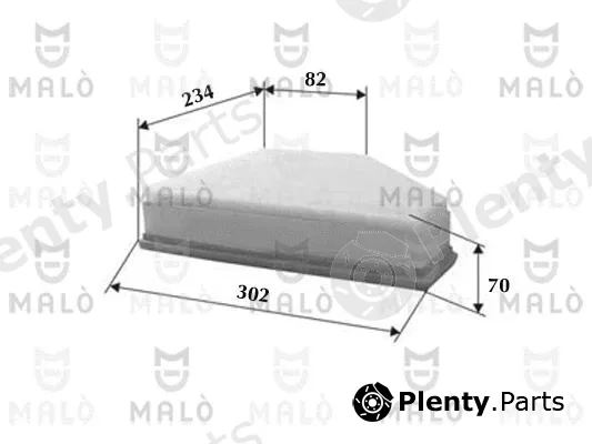 Akron-Malò 1500050 — Air Filter