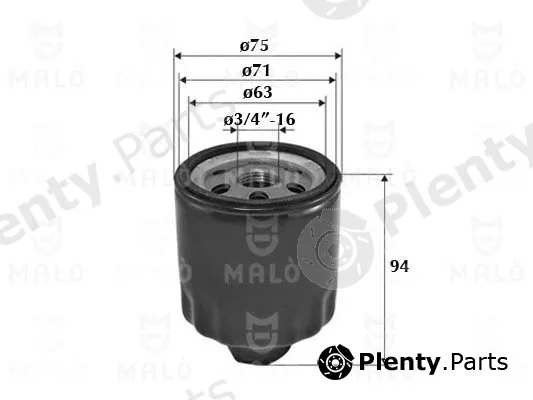 Akron-Malò 1510033 — Oil Filter