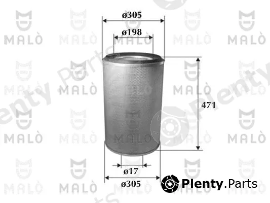 Akron-Malò 1500322 — Air Filter