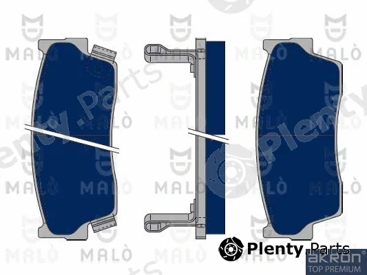 Akron-Malò 1050019 — Brake Pad Set, disc brake