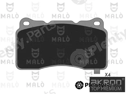 Akron-Malò 1051381 — Brake Pad Set, disc brake