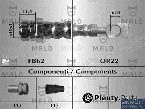 Akron-Malò 81068 — Brake Hose
