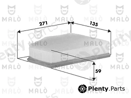 Akron-Malò 1500670 — Air Filter