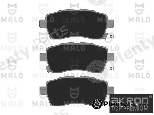 Akron-Malò 1051379 — Brake Pad Set, disc brake