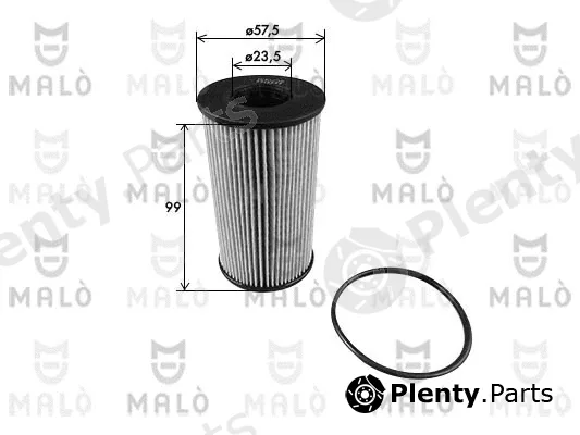 Akron-Malò 1510236 — Oil Filter